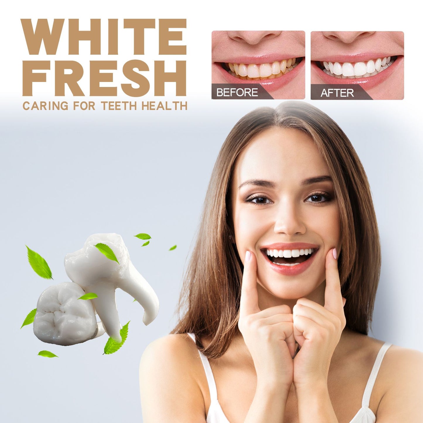 EELHOE Probiotic Brightening White Toothpaste For Oral Cleaning, Fresh Breath, And Gum Protection